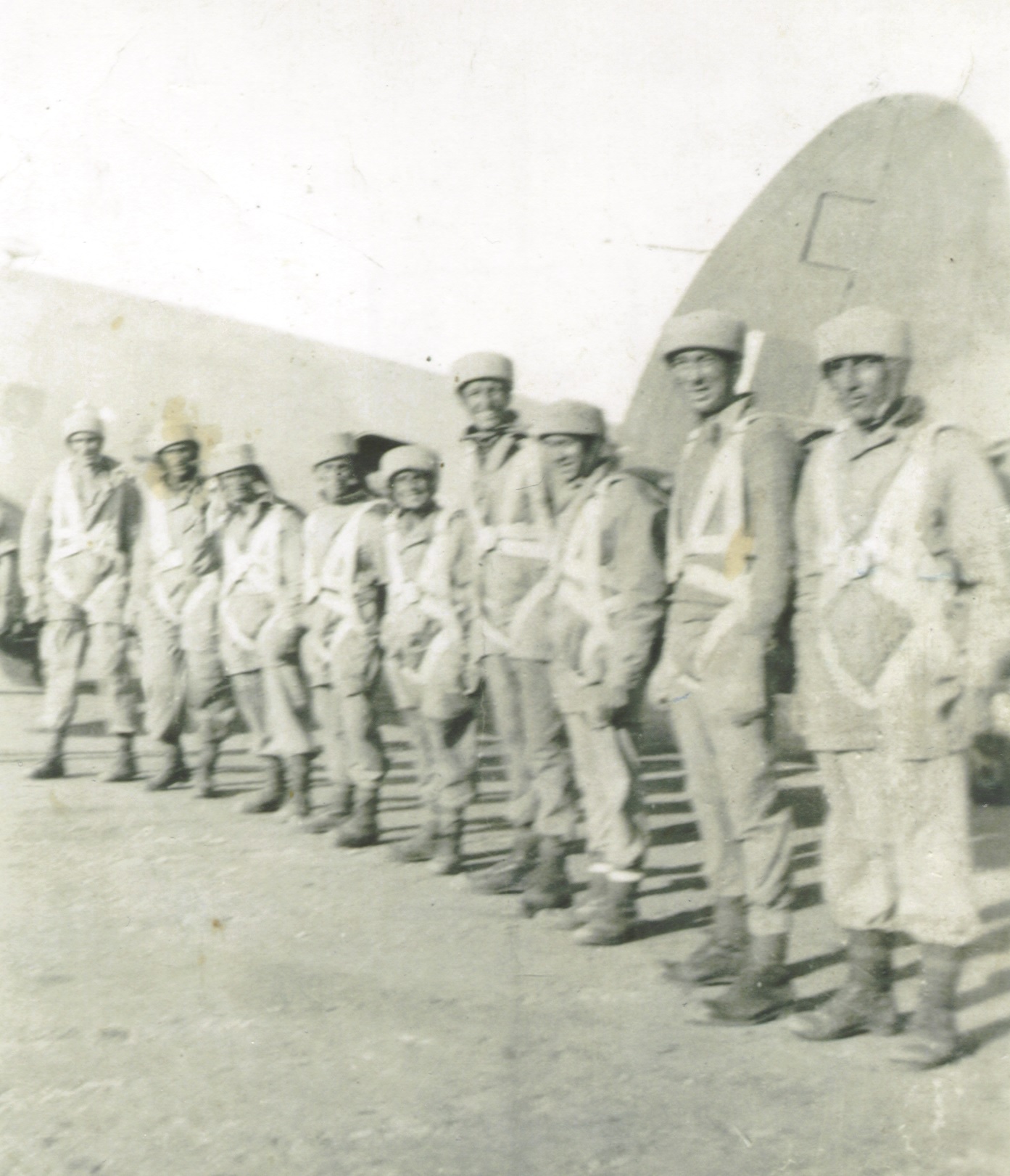 Parachute Course Ramat David, Palestine