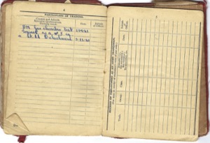 John Harrison's Soldier's Service Book, page 3