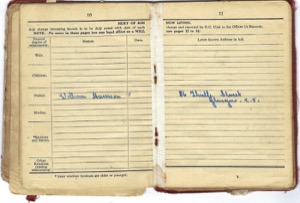 John Harrison's Soldier's Service Book, page 6