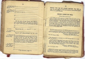 John Harrison's Soldier's Service Book, page 10